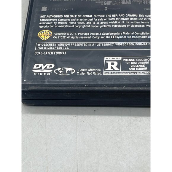 Annabelle DVD Warner Brothers 2014 Widescreen Rated R English 98 Minutes READ - Picture 3 of 5